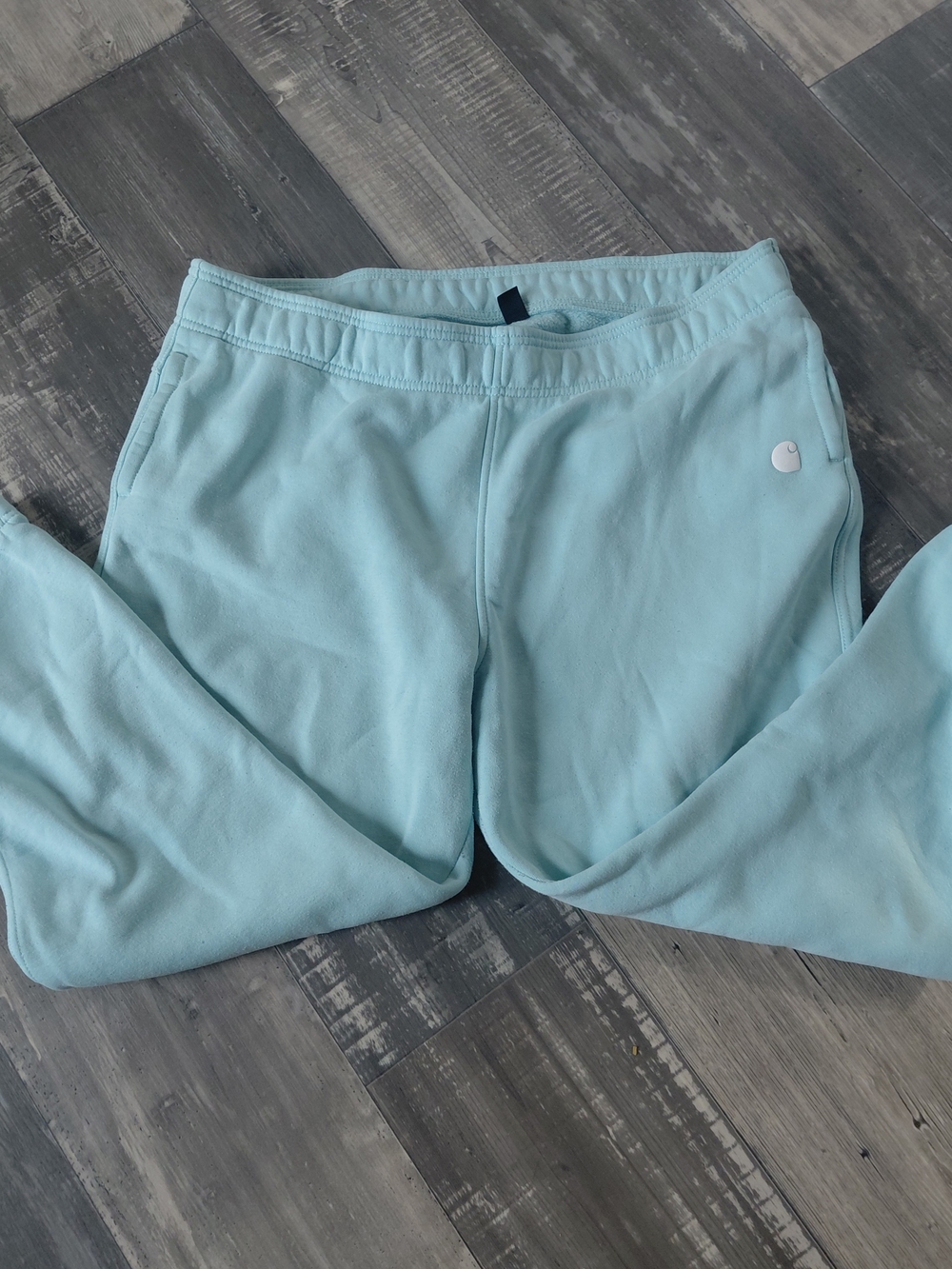 Carhartt Light Blue Women's Jogger Sweatpants - Picture 3 of 7